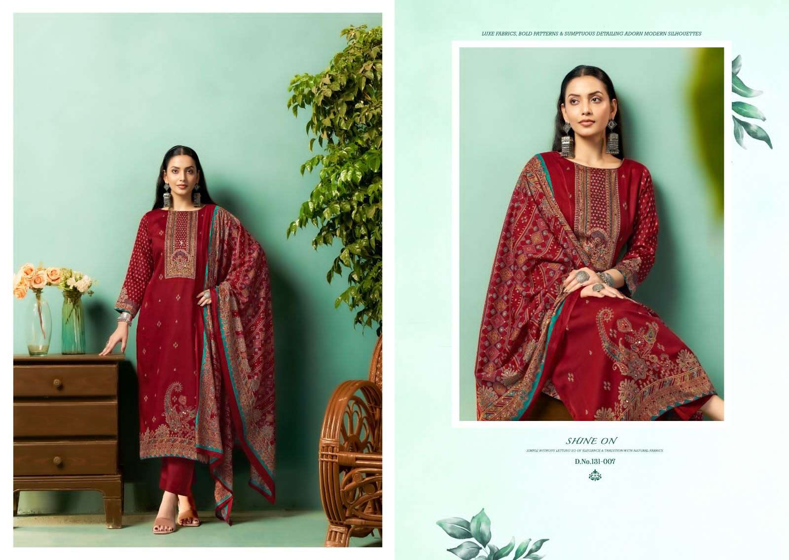 Nishant Fashion Syraa Jam Silk Dress Material - Amrah Wholesale