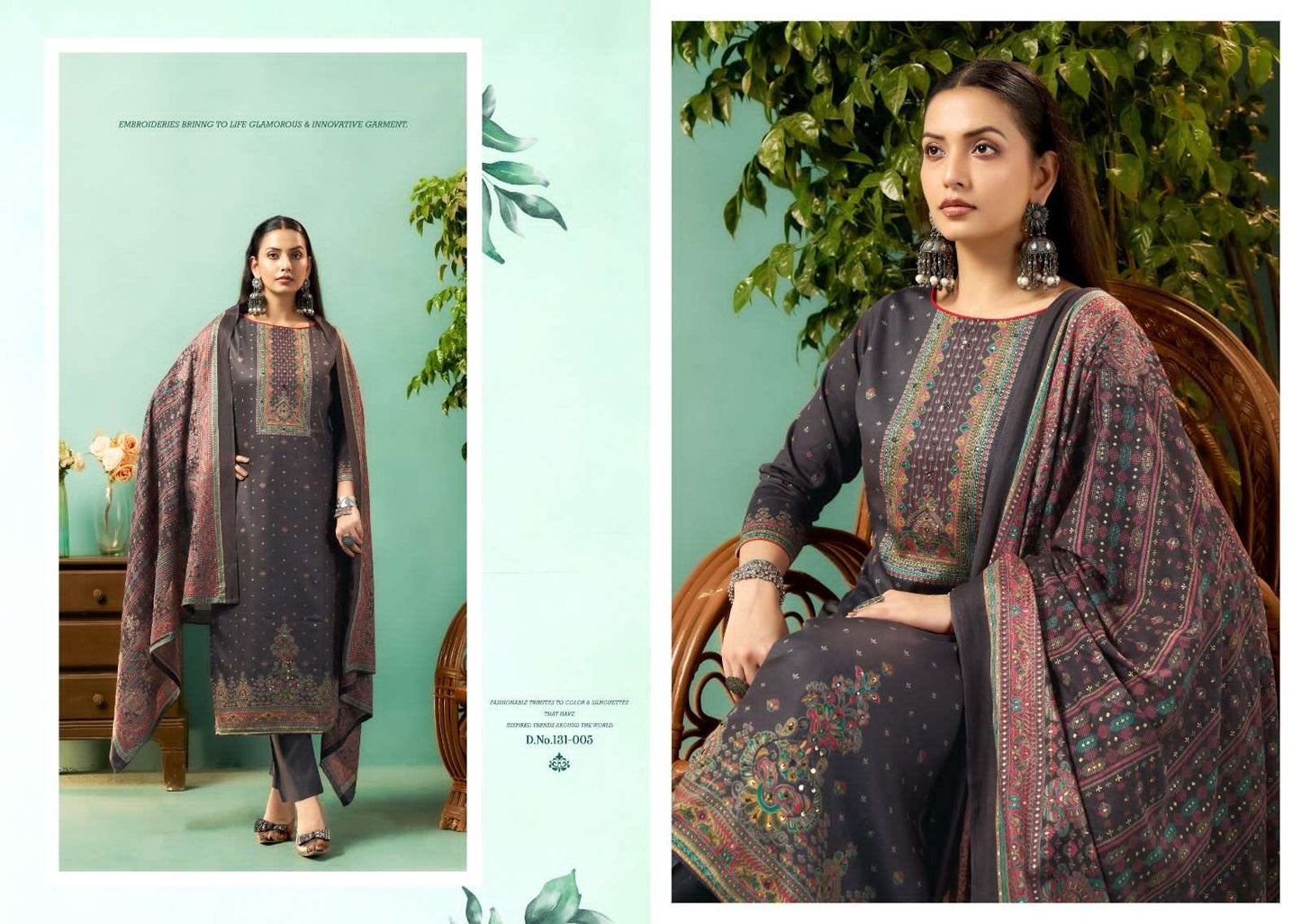 Nishant Fashion Syraa Jam Silk Dress Material - Amrah Wholesale