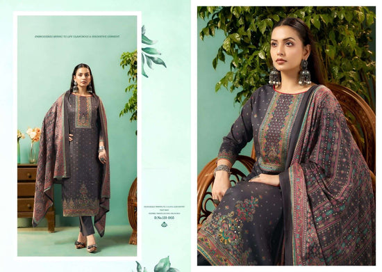 Nishant Fashion Syraa Jam Silk Dress Material - Amrah Wholesale