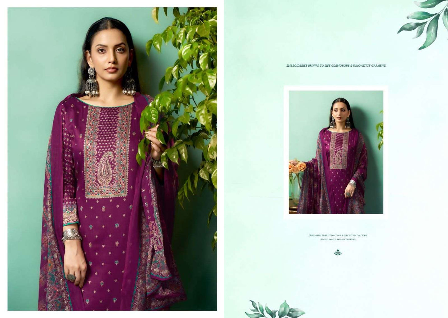 Nishant Fashion Syraa Jam Silk Dress Material - Amrah Wholesale