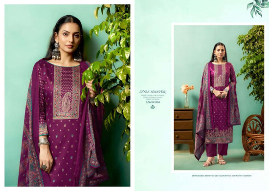 Nishant Fashion Syraa Jam Silk Dress Material - Amrah Wholesale