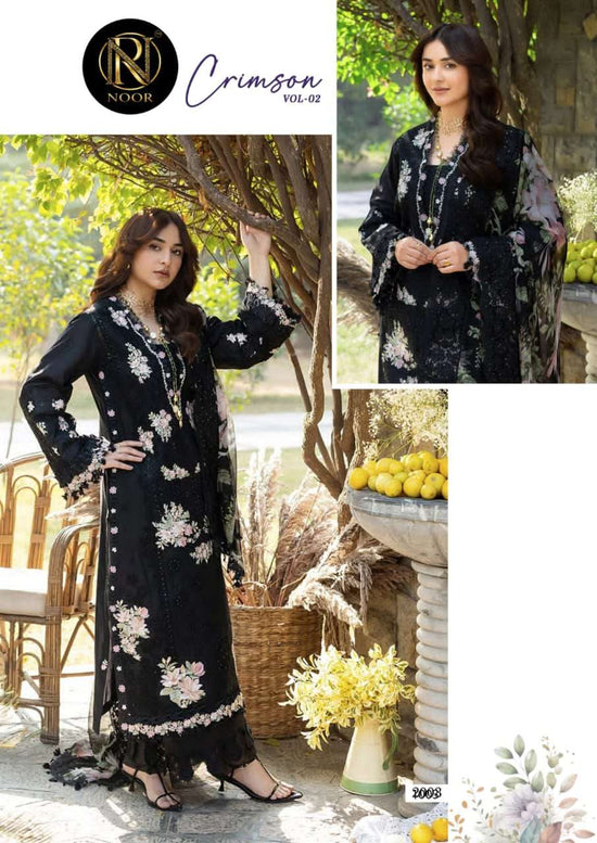 Noor Crimson Vol 2 Pure Heavy Lawn Cotton Dress Material