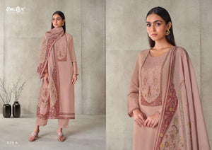 Omtex Aarviya Mal Chanderi Silk Dress Material - Amrah Wholesale