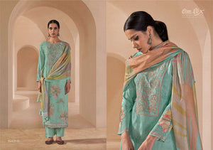 Omtex Afseen Muslin Silk Dress Material - Amrah Wholesale