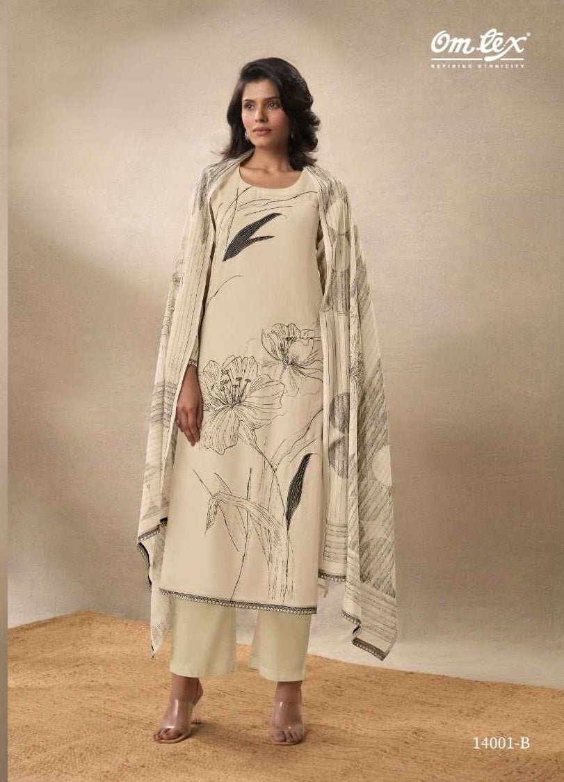 Omtex Amudha Dress Material Wholesale Catalogue - Amrah Wholesale