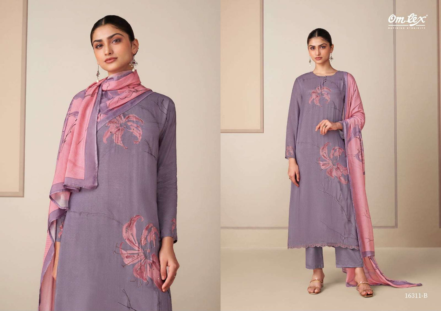Omtex Anumati Muslin Digital Print Dress Material