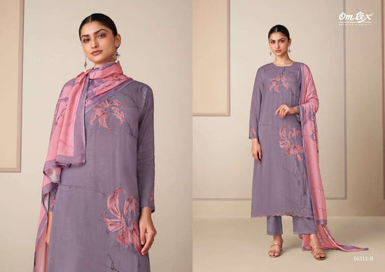Omtex Anumati Muslin Digital Print Dress Material