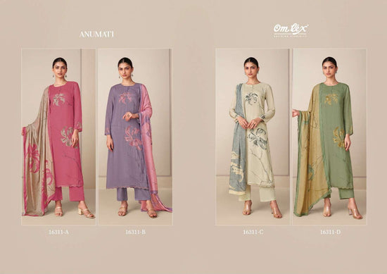Omtex Anumati Muslin Digital Print Dress Material