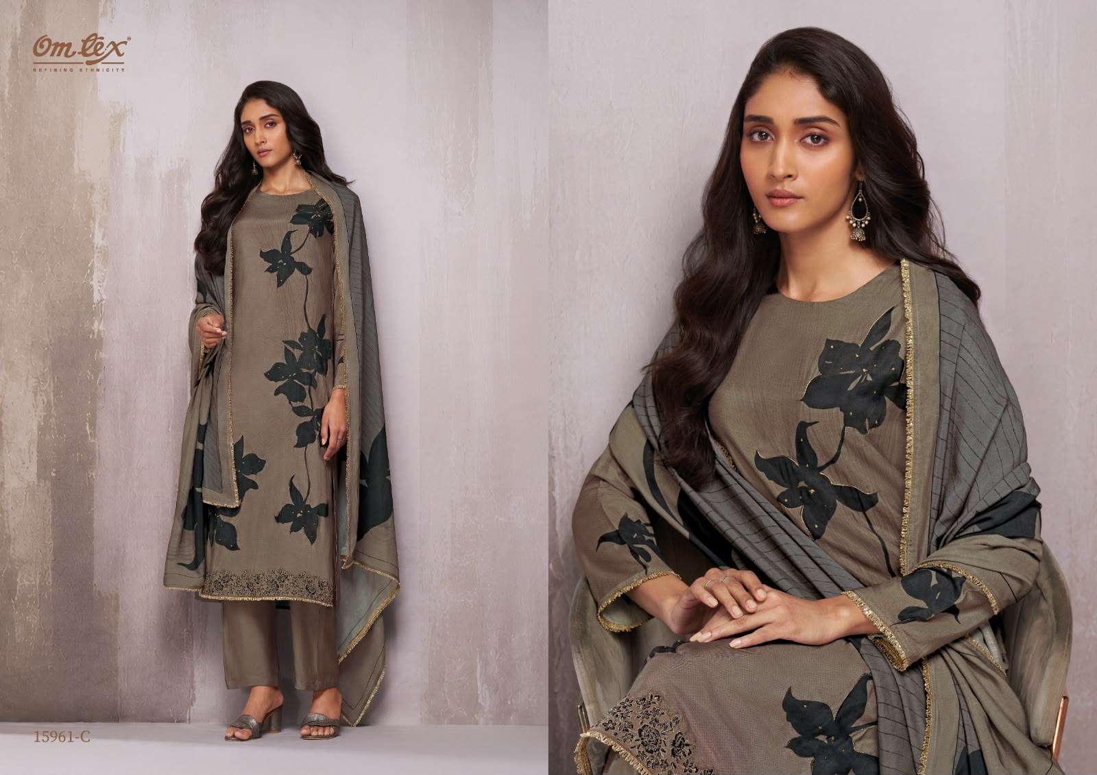 Omtex Arianna Muslin Silk Dress Material