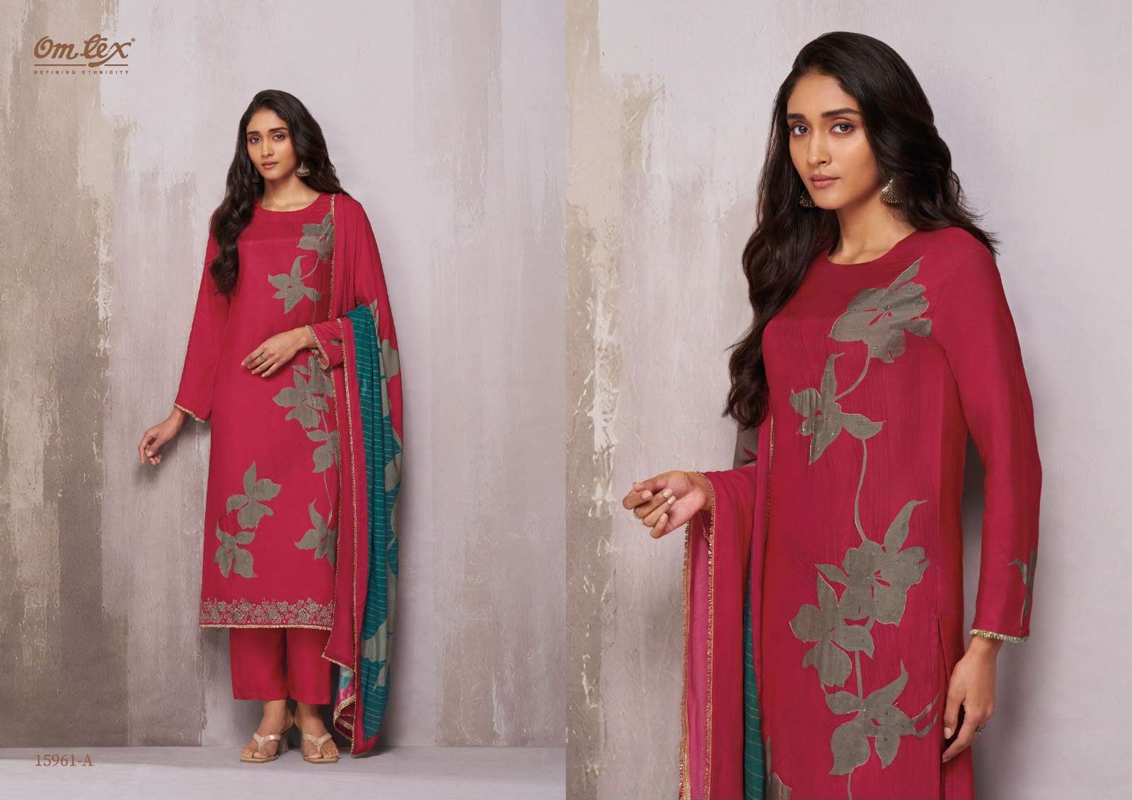 Omtex Arianna Muslin Silk Dress Material