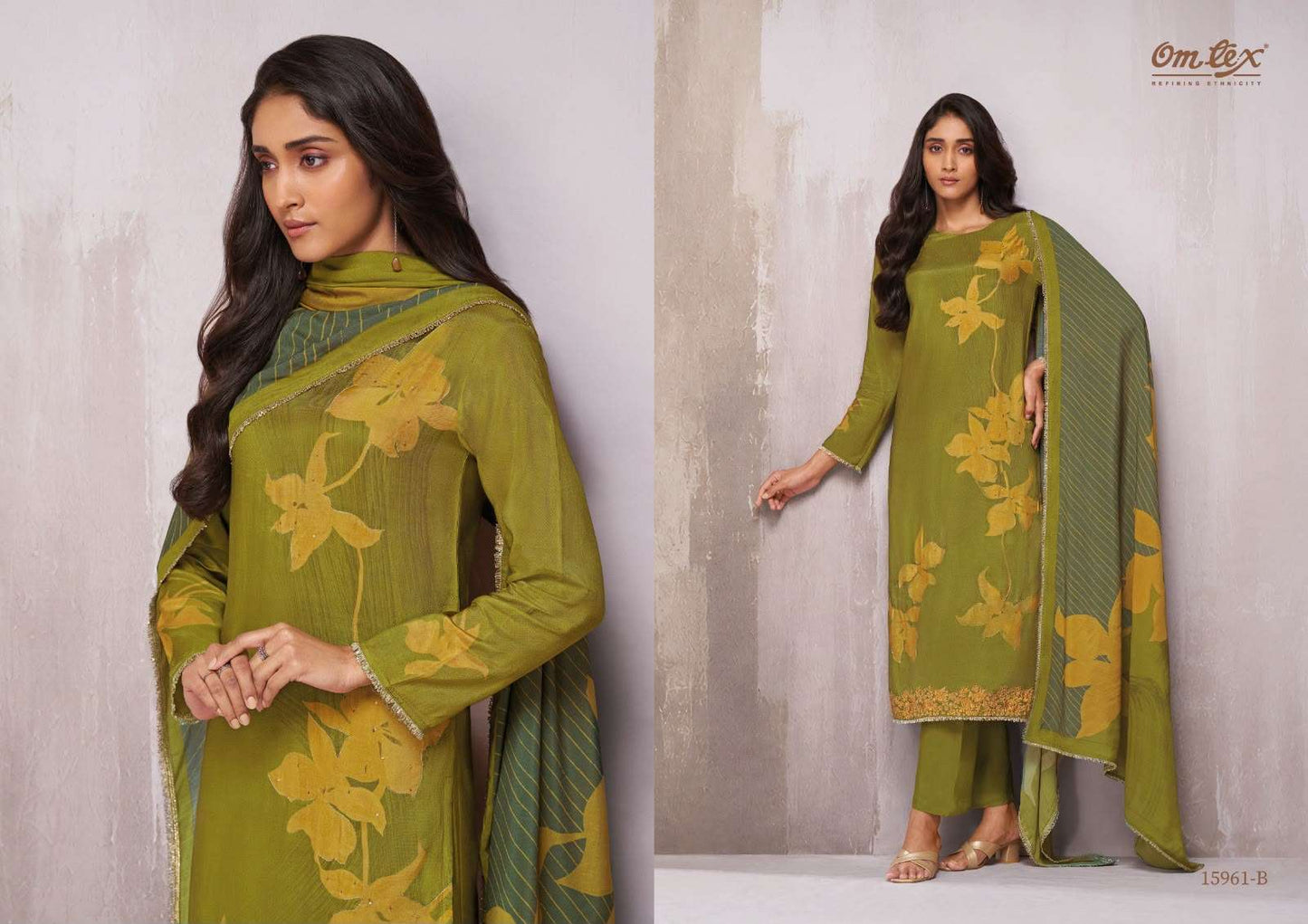 Omtex Arianna Muslin Silk Dress Material