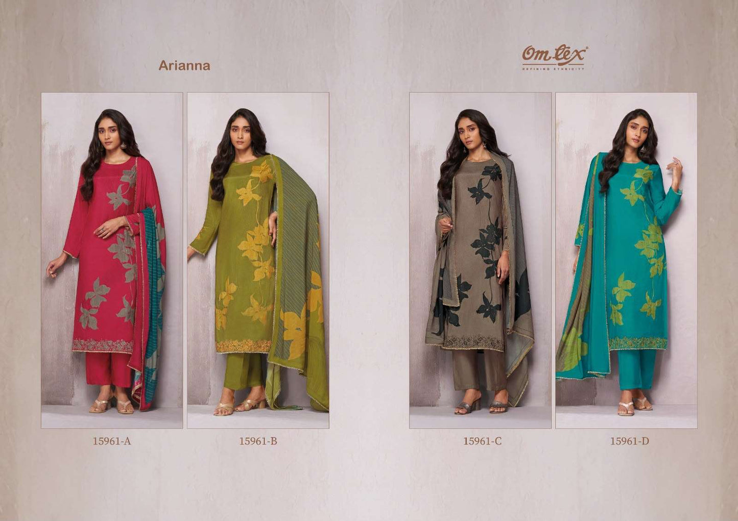 Omtex Arianna Muslin Silk Dress Material