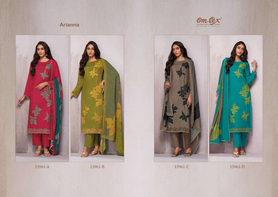 Omtex Arianna Muslin Silk Dress Material