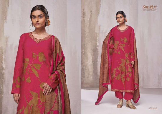 Omtex Beatrice Russian Silk Dress Material