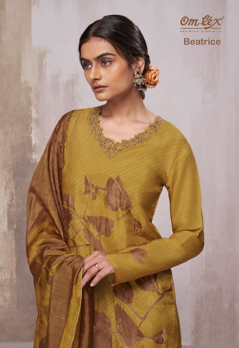 Omtex Beatrice Russian Silk Dress Material