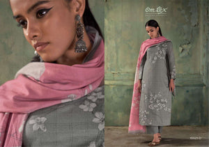 Omtex Falak Premium Lawn Cotton Dress Material - Amrah Wholesale