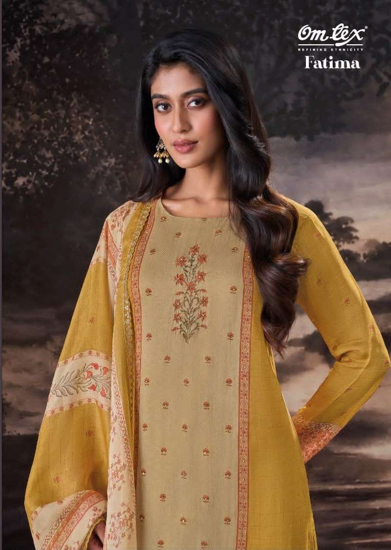 Omtex Fatima Premium Organza Twill Dress Material