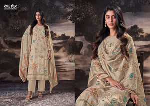 Omtex Gianna Muslin Silk Digital Printed Dress Material Wholesale - Amrah Wholesale