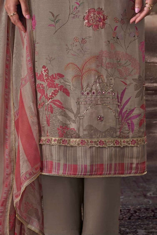 Omtex Gianna Muslin Silk Digital Printed Dress Material Wholesale