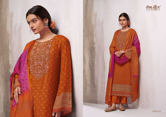 Omtex Ginevra Muslin Silk Dress Material