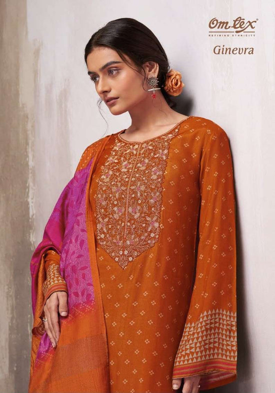 Omtex Ginevra Muslin Silk Dress Material