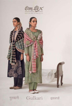 Omtex Gulkari Dress Material Wholesale Catalogue - Amrah Wholesale