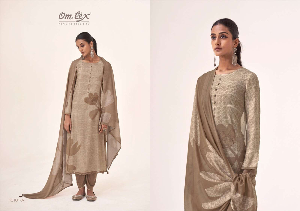 Omtex Hastkala Muslin Digital Printed Dress Material