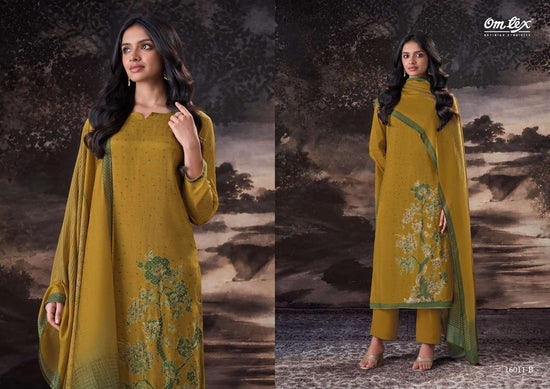 Omtex Laylani Muslin Silk Dress Material - Amrah Wholesale