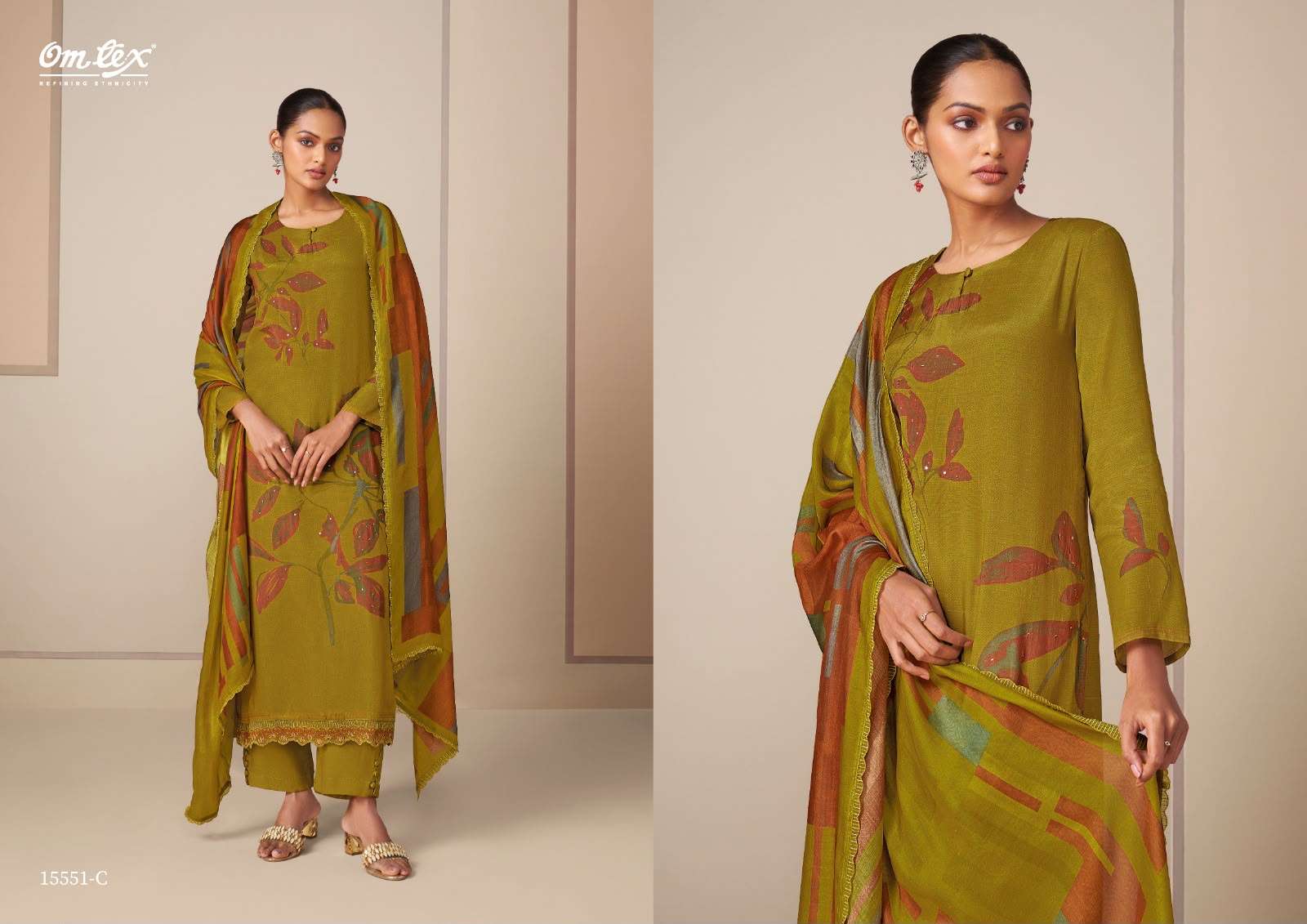 Omtex Lokita Premium Muslin Silk Dress Material