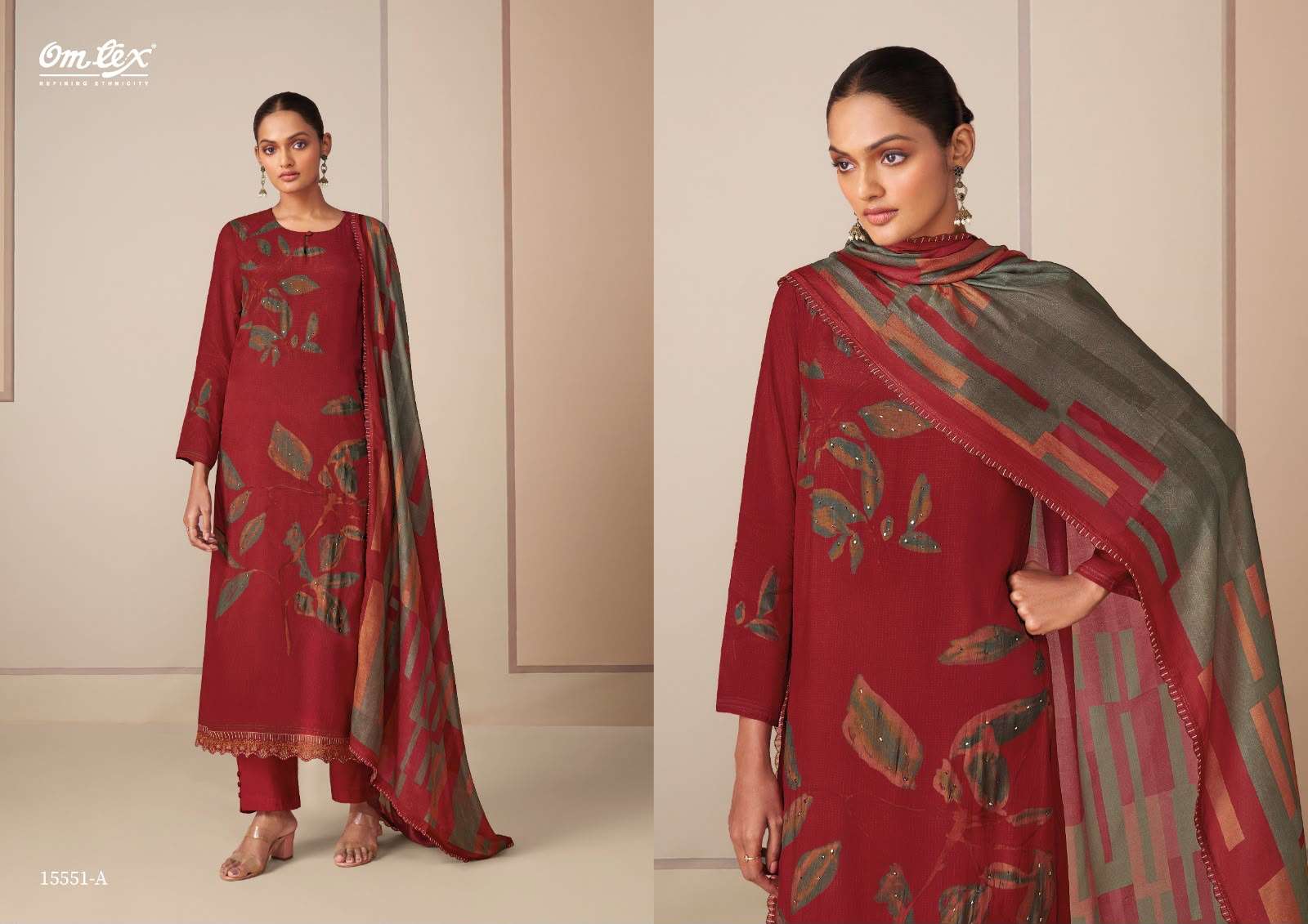 Omtex Lokita Premium Muslin Silk Dress Material
