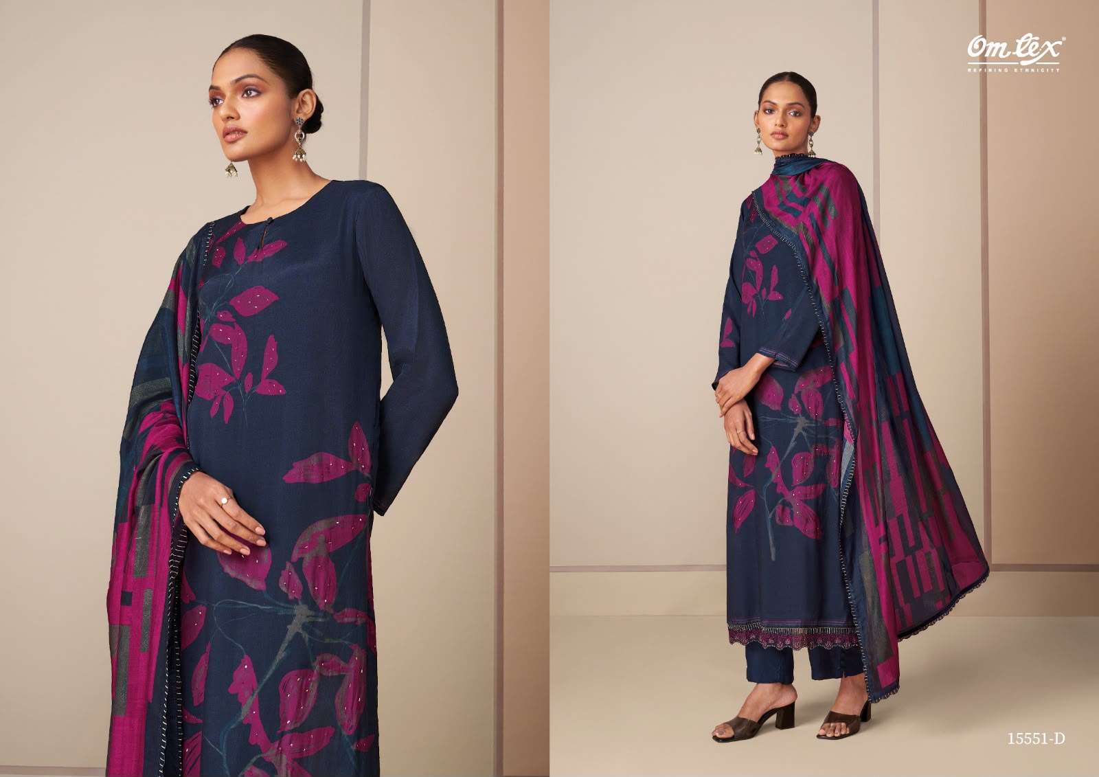 Omtex Lokita Premium Muslin Silk Dress Material