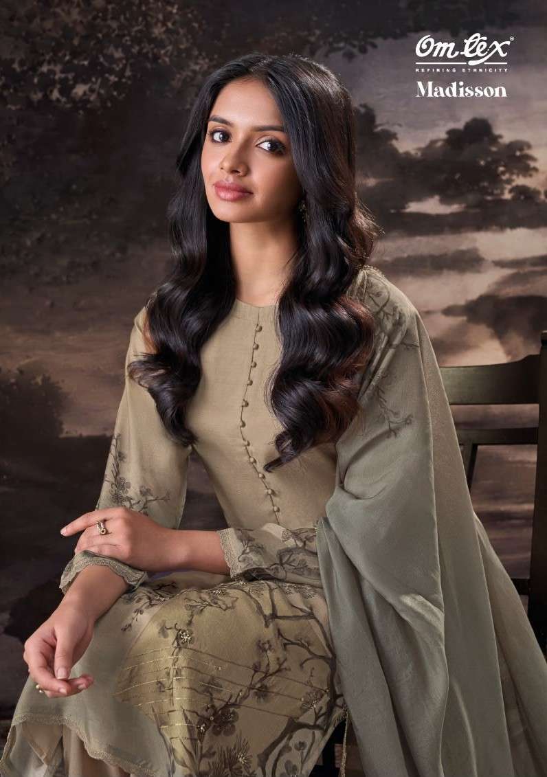 Omtex Madisson Premium Muslin Silk Dress Material