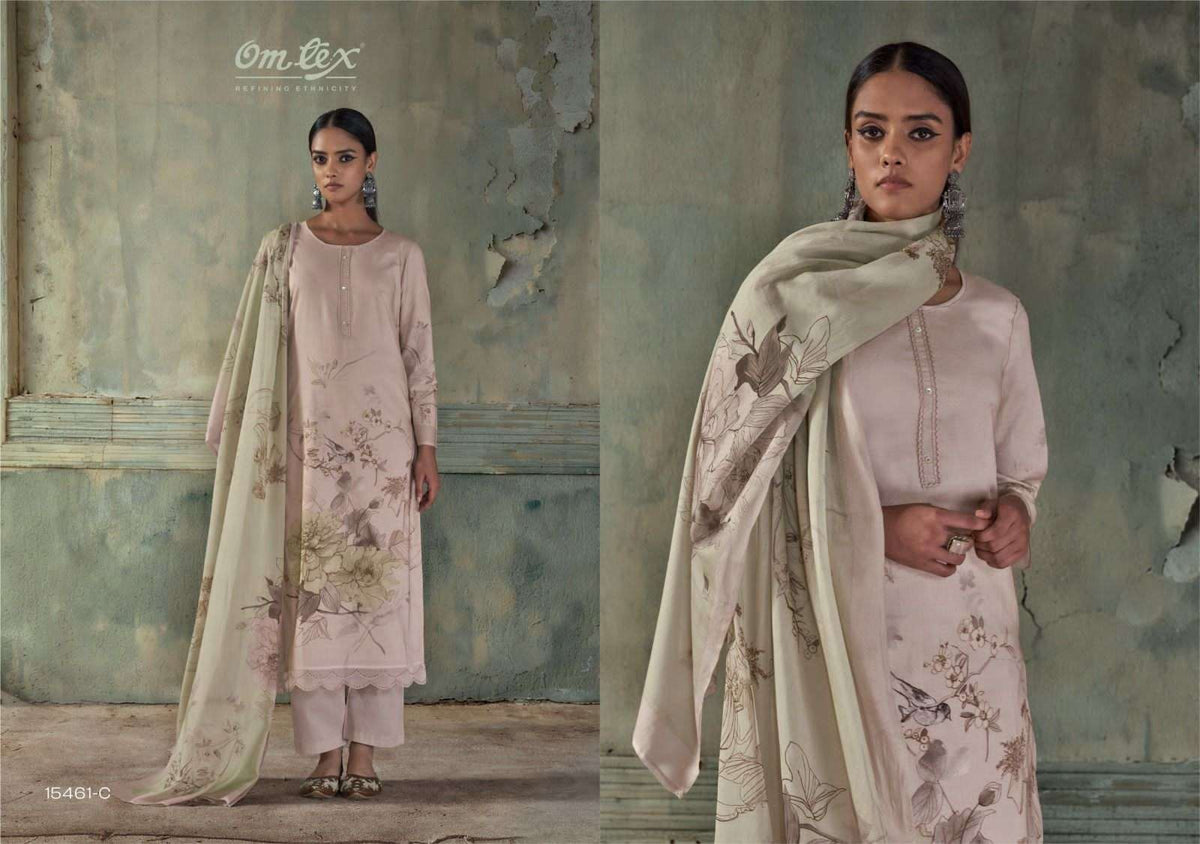 Omtex Maira Lawn Cotton Dress Material - Amrah Wholesale