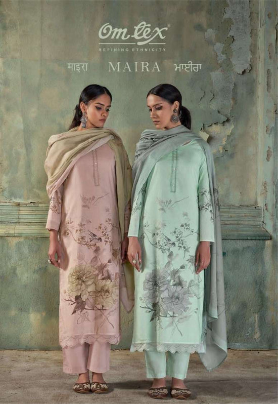 Omtex Maira Lawn Cotton Dress Material - Amrah Wholesale