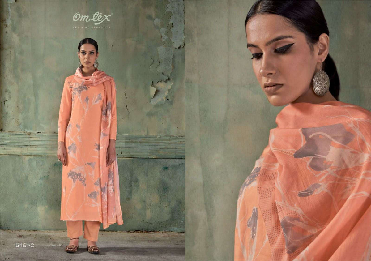 Omtex Mehar Lawn Cotton Digital Print Pakistani Suit - Amrah Wholesale
