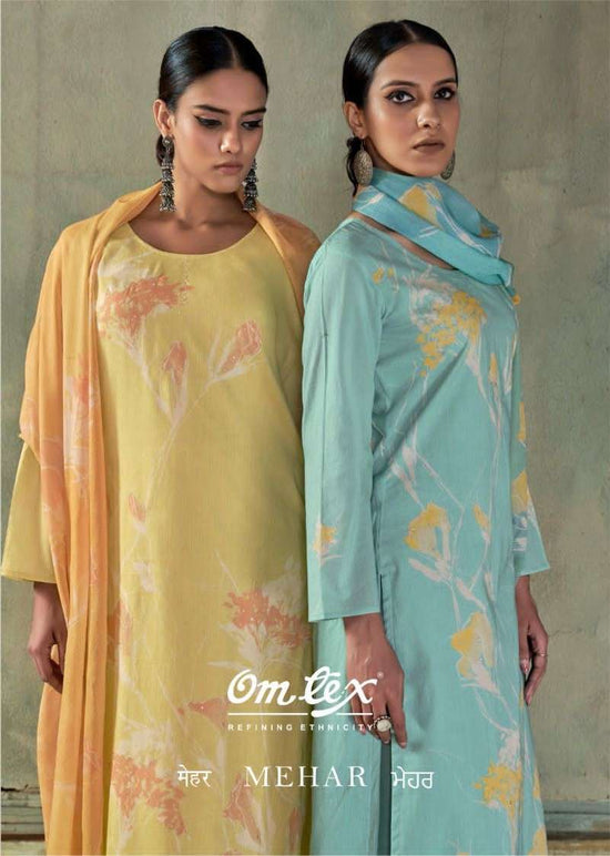 Omtex Mehar Lawn Cotton Digital Print Pakistani Suit - Amrah Wholesale