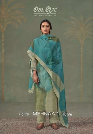 Omtex Mehnaaz Ruhani Silk Dress Material - Amrah Wholesale