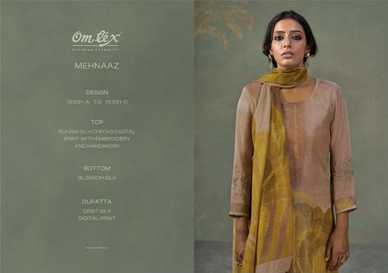 Omtex Mehnaaz Ruhani Silk Dress Material