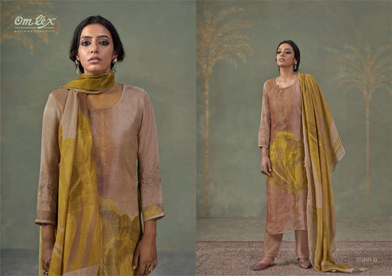 Omtex Mehnaaz Ruhani Silk Dress Material