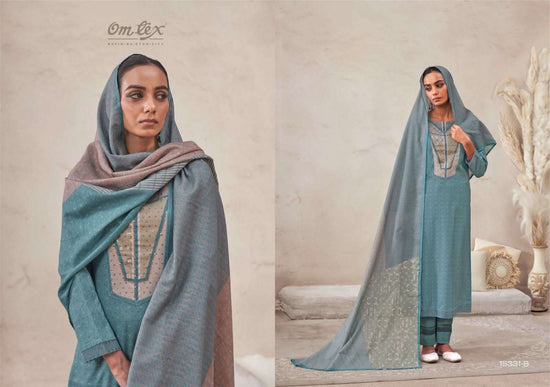 Omtex Minaraa Lawn Cotton Dress Material - Amrah Wholesale