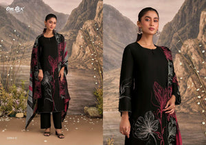 Omtex Murphy Premium Organza Embroidered Dress Material