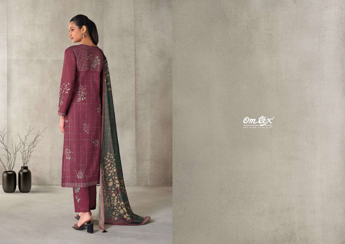 Omtex Myesha Cotton Dress Material Unstitched Salwar Suit - Amrah Wholesale
