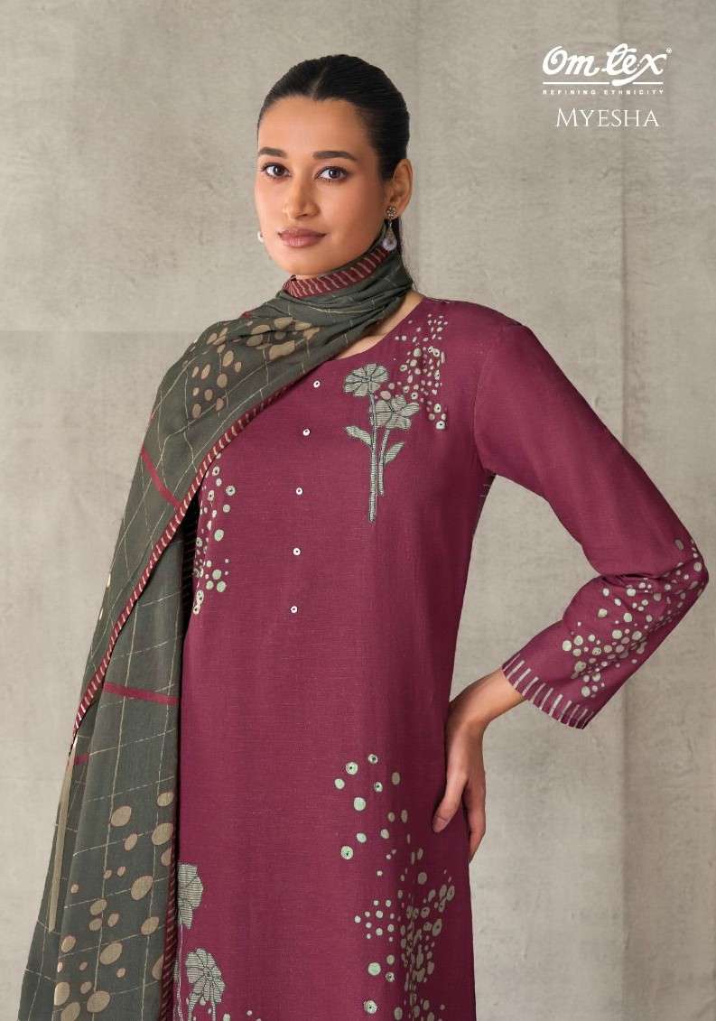 Omtex Myesha Cotton Dress Material Unstitched Salwar Suit - Amrah Wholesale