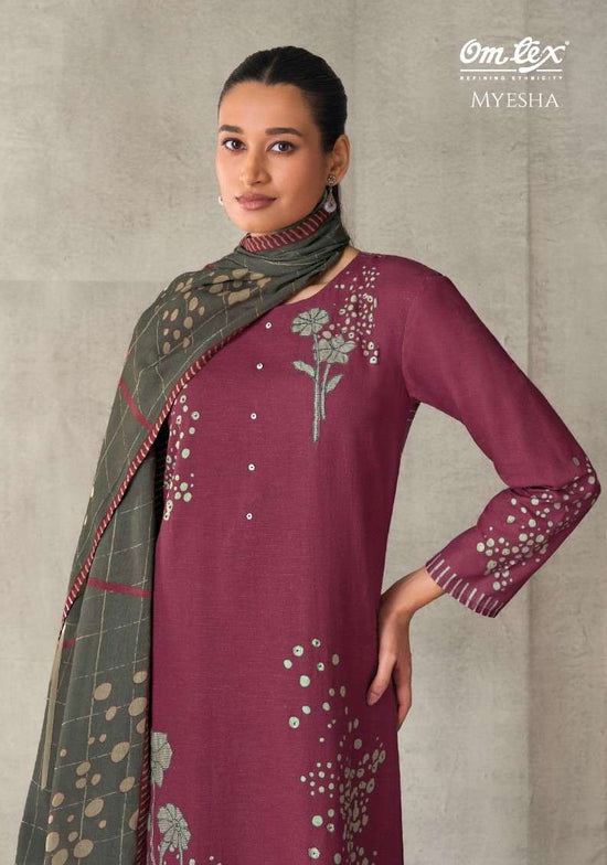 Omtex Myesha Cotton Dress Material Unstitched Salwar Suit - Amrah Wholesale