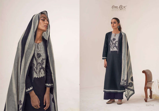 Omtex Nakshikaam Premium Lawn Cotton Dress Material - Amrah Wholesale