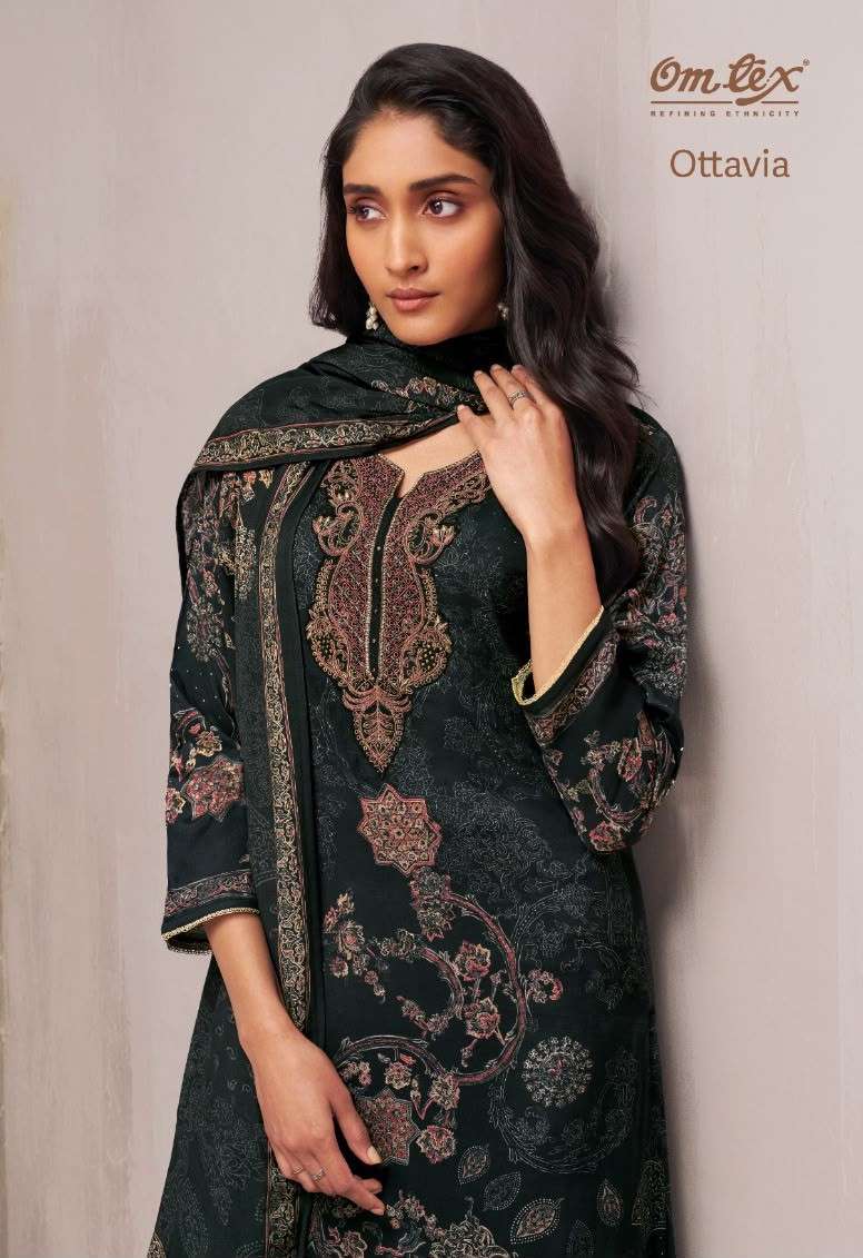 Omtex Ottavia Muslin Silk Dress Material