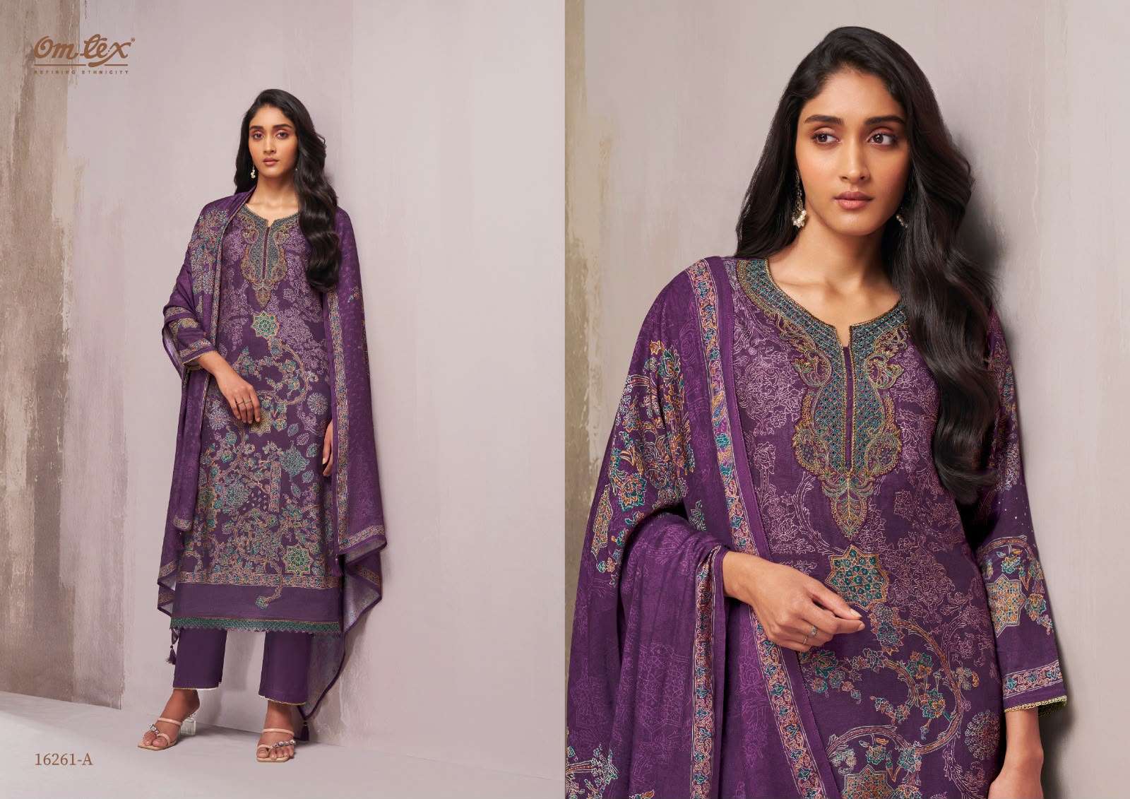 Omtex Ottavia Muslin Silk Dress Material