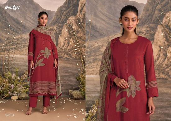 Omtex Quincy Muslin Silk Embroidery Collection