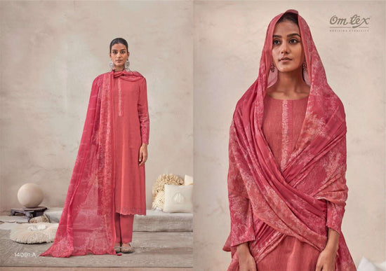 Omtex Raahaa Dress Material Wholesale Catalogue - Amrah Wholesale