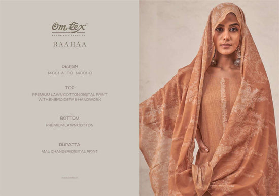 Omtex Raahaa Dress Material Wholesale Catalogue - Amrah Wholesale